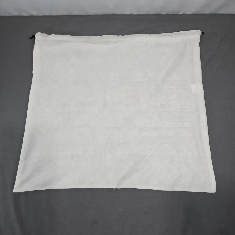 Daniella Lehavi Drawstring Dust Bag White Non Woven Storage Pouch 16x18